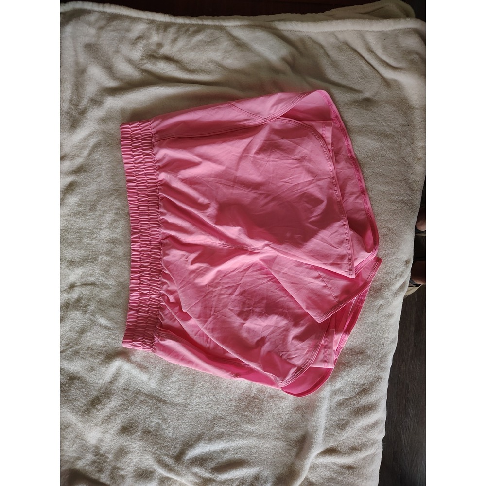 Avia Womens Pink Running Shorts Smocked Waist Athletic Activewear Size Large